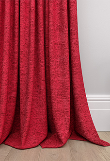 Maurice, Red - Made to Measure Curtains